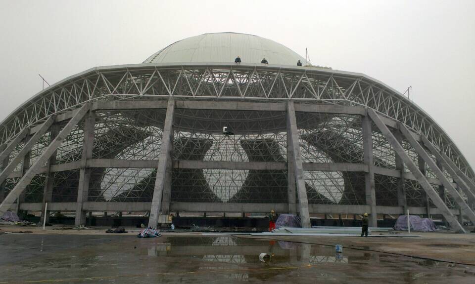 峨眉山温泉馆网架工程