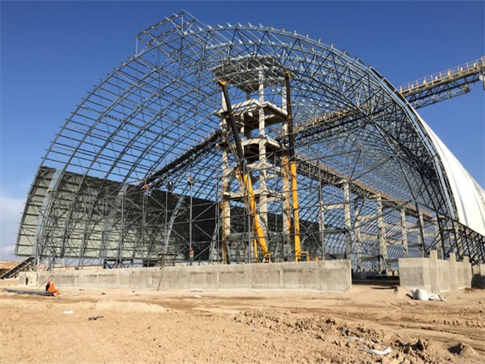 峨眉山煤机油桶翘工程网架